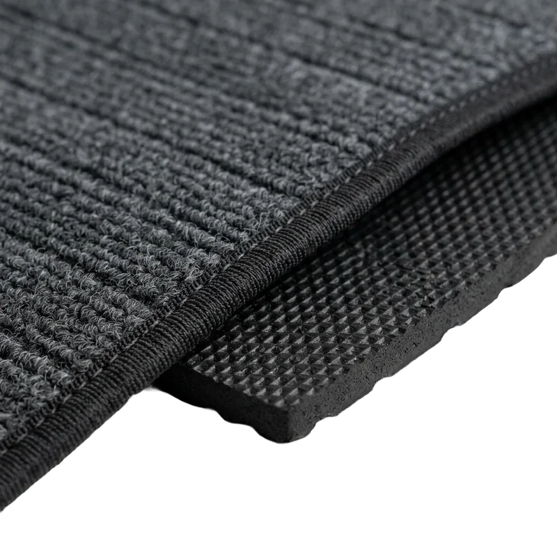 Rand en anti-slip onderzijde van de schoonloopmat