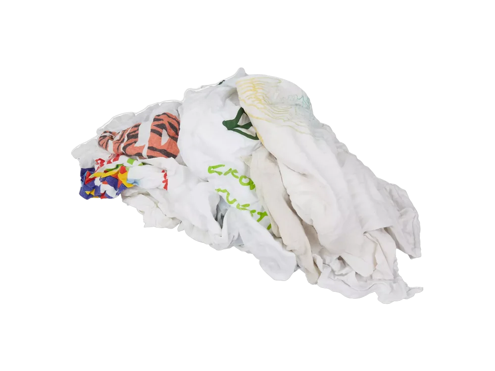 Witte tricot met opdruk